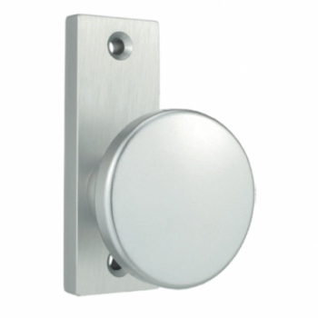 Bever draaibare klink met recht schild