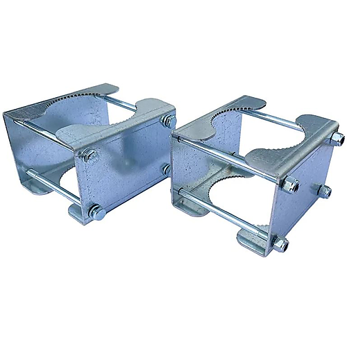 Bevestigingssteun voor ronde palen Set a 2 stuks