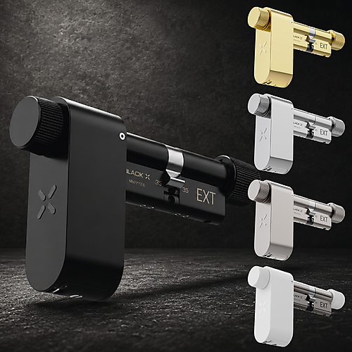 Black X Smart Lock slim deurslot van Intersteel