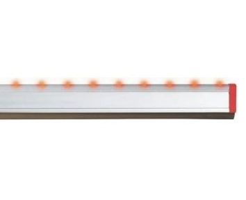 Cardin 716/EL324K2 aluminium slagboomarm van 3 meter lang met geïntegreerde led-verlichting en rubber stootband
