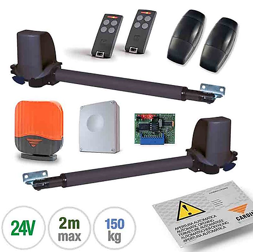 Cardin KT-BLTAG complete set lineaire poortaandrijvingen voor draaihekken tot 2 meter en 150Kg