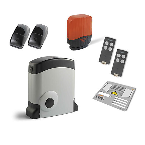 Cardin KT-SL524CBX Schuifpoortmotor set met zelfblokkerende motorreductor voor schuifpoorten 24V tot 500 kg