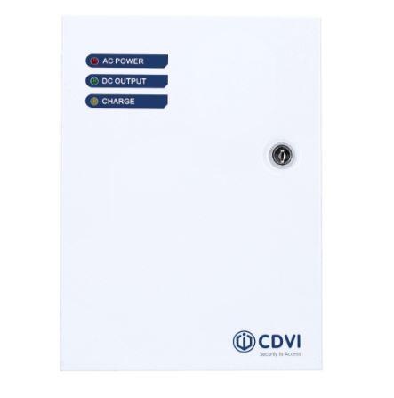 CDVI PSMB125 Voeding in metalen behuizing 12V 5A