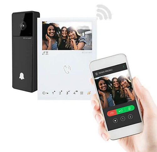 Comelit VIPKIT Visto met Mini HF Wifi monitor Type KVV8101