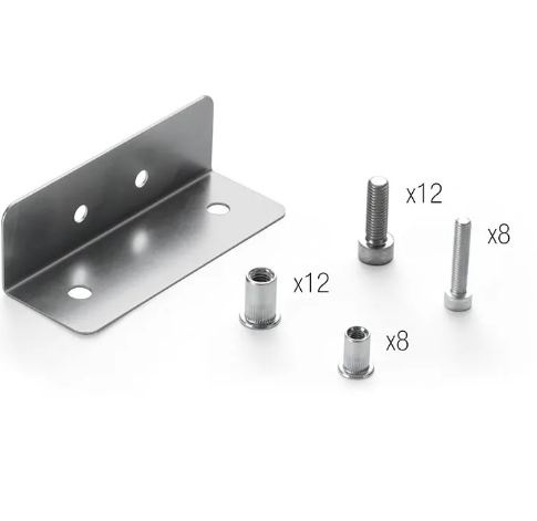 COMUNELLO PICCOLO BOORSJABLOONSET VOOR ALBATROS MET KLINKNAGELS EN BEVESTIGINGSSCHROEVEN -GALVANIZED