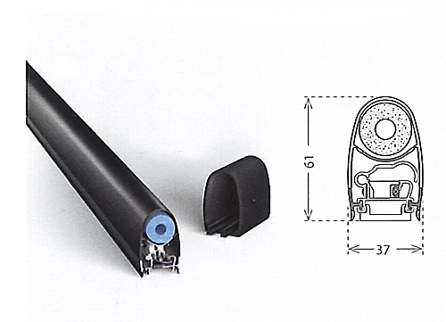 DEA Mechanische veiligheidslijst voor schuifpoorten
