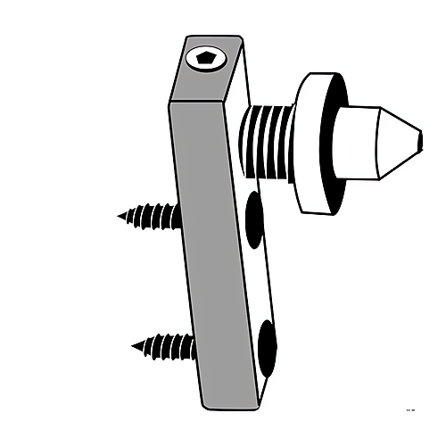 Dievenklauw met kraag voor aluminium SKG2