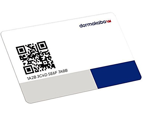 dormakaba evolo smart gebruikersbadge QRC