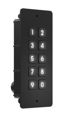 Entrya KPFB-ES4 codeklavier inbouw zwart