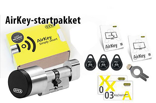 EVVA Airkey Startpakket Bluetooth en NFC met cilinder