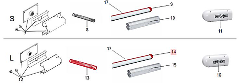 FAAC B680H Eindkap voor slagboom mast