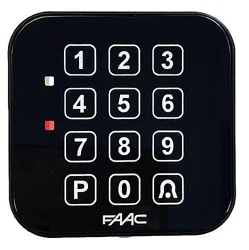 FAAC KCTS Touch codeklavier met glasoppervlak