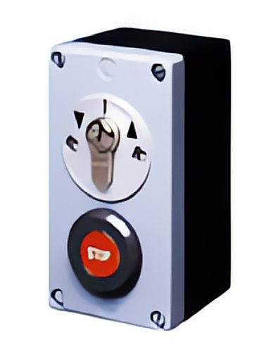 FAAC KEY 1 NS Beveiligd sleutelcontact opbouw met noodstop IP54