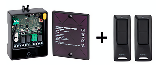 Faac KIT XR2N + 2X XT2 ontvanger met zenders 433-868 2 kanaals