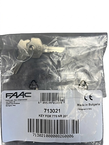 FAAC Ontkoppelingssleutel voor FAAC 770N