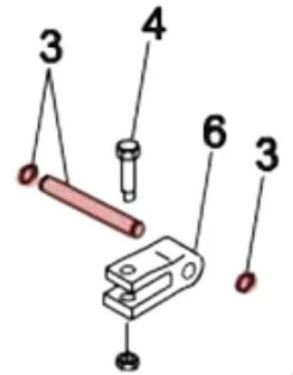 FAAC Pin Long with Clip 718366