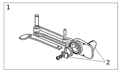 FAAC S700H Mechanic release lever 63000035