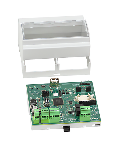 FAAC XMULTICOM beheerkaart voor aansluiting van 1 Simply Connect XMBX of XWBL communicatiekaart