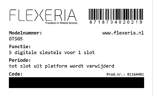 Flexeria digitale sleutels