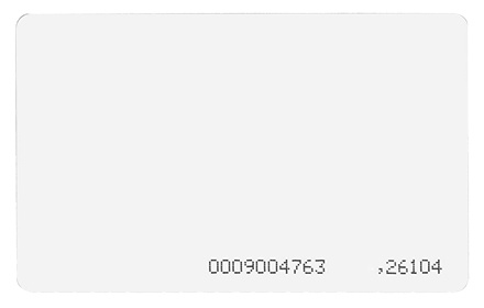 Gebruikerskaart EM Proximity 125KHZ