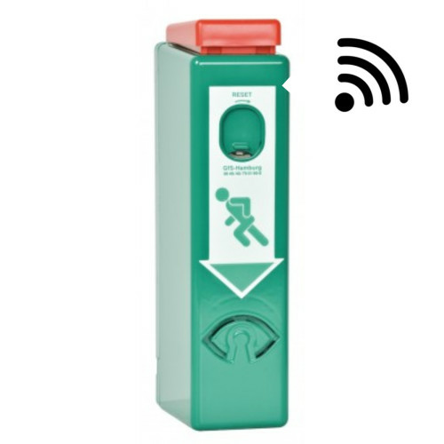 GfS Exit Control 179 met 95dB/1m. alarm, vooralarm en draadloze doormelding