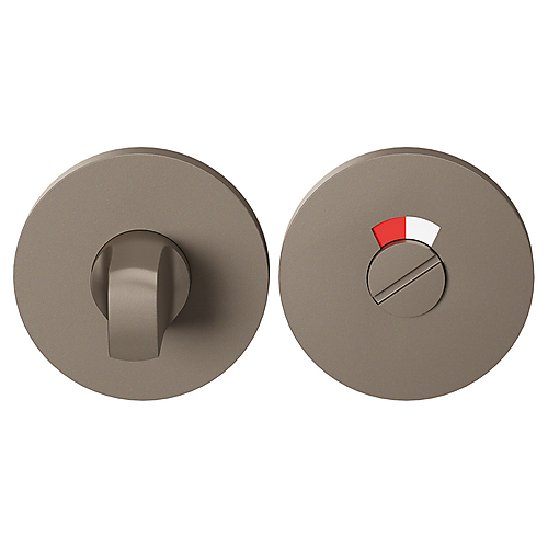 GPF0903VRA3 toiletgarnituur 53x6mm stift 8mm Mocca Blend met rood/wit indicator