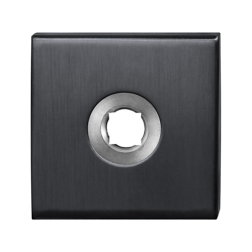 GPF1100021P1 Rozet vierkant 50x50x8mm PVD Antraciet