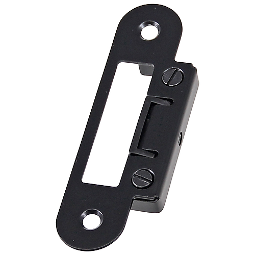 HMB Verstelbare loopsluitplaat dagschoot met korte lip zwart