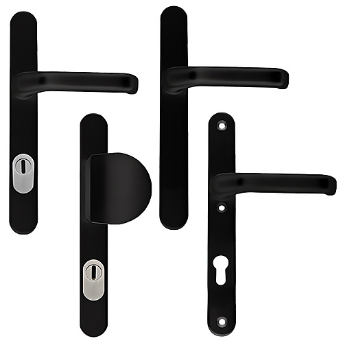 HvN Veiligheidsbeslag smal zwart