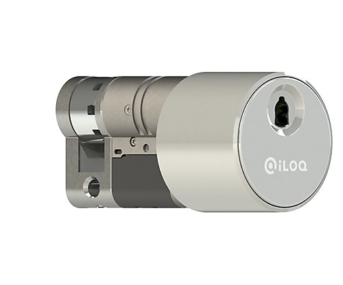 iLOQ Halve cilinder met verstelbare meenemer voor europrofiel