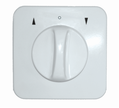 Inbouw draaischakelaar dubbelpolig