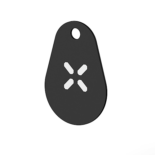 Intersteel Black X NFC tags zwart set van 4 stuks