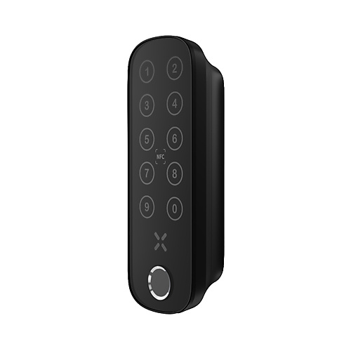 Intersteel Black X XPad+ ovaal 138x42mm zwart met vingerprint