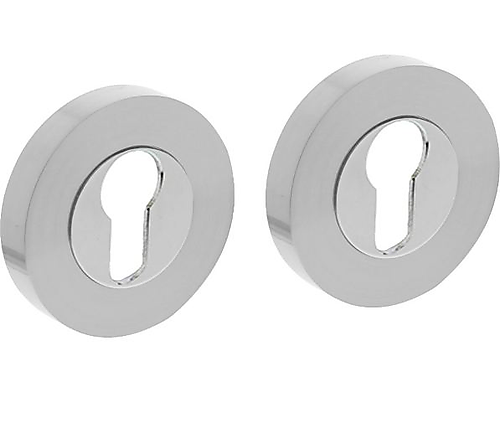 Intersteel Cilinderrozetten verdekt ø53x10mm met nokken rvs rond