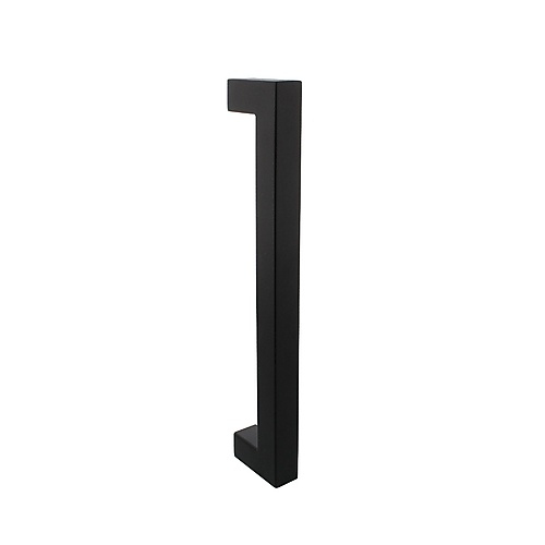 Intersteel deurgreep vierkant per stuk 325x60x25 mm mat zwart