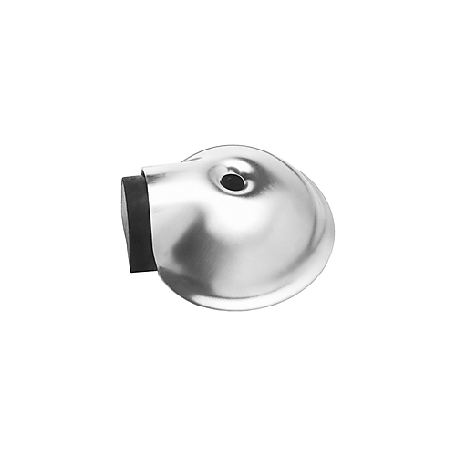 Intersteel deurstop bol ø65mm met nokken rvs geborsteld