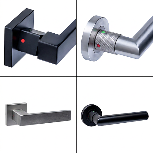 Intersteel Prolock blokkeergarnituur Cunera of Sicura deurklink met geïntegreerd blokkeer mechanisme