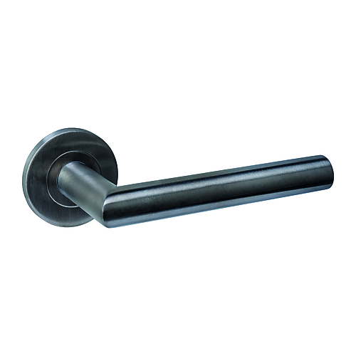 Intersteel Q-collection Deurkruk Q 01 op rozet verdekt ø52x6mm PVD antraciet