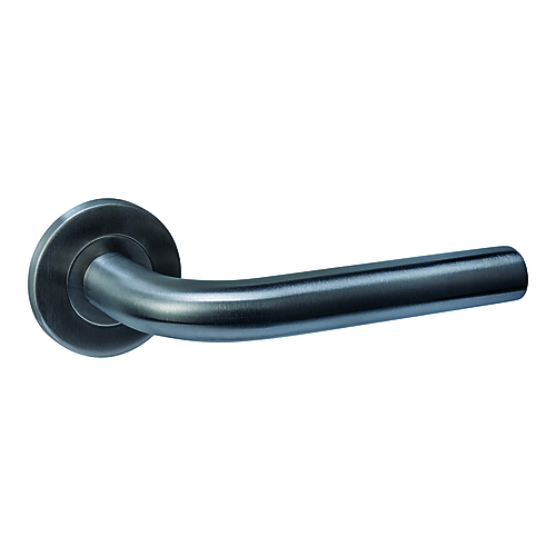 Intersteel Q-collection Deurkruk Q 02 op rozet verdekt ø52x6mm PVD antraciet