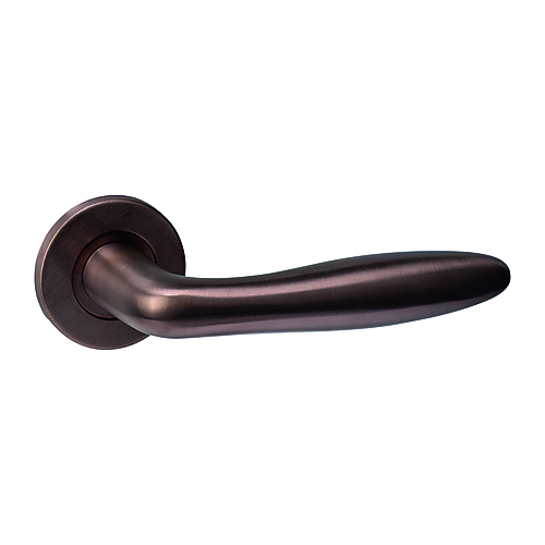 Intersteel Q-collection Deurkruk Q 03 op rozet verdekt ø52x6mm PVD brons