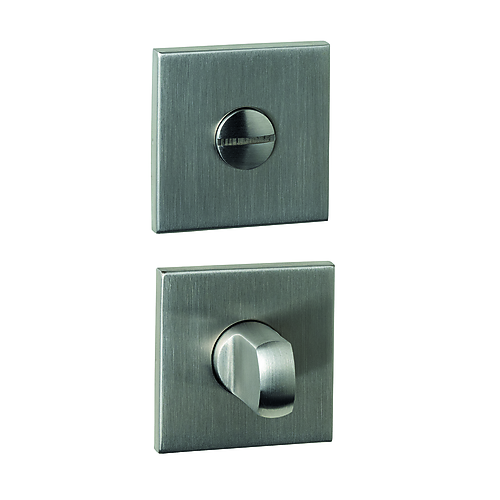 Intersteel Q-collection WC-sluiting verdekt 53x53x6mm met stift 6-8mm rvs