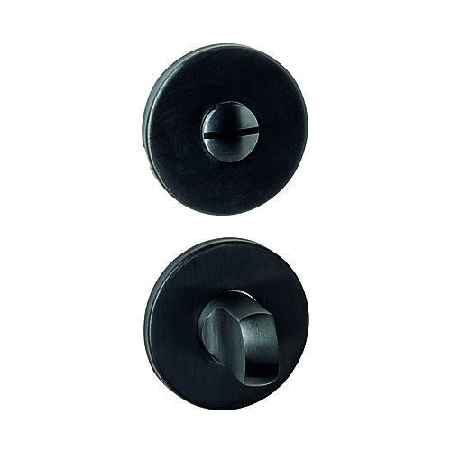 Intersteel Q-collection WC-sluiting verdekt ø52x6mm met stift 6-8mm PVD zwart