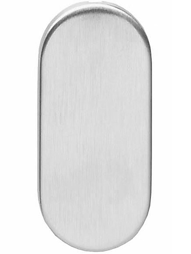 Intersteel Rozet ovaal verdekt rvs geborsteld 4 mm