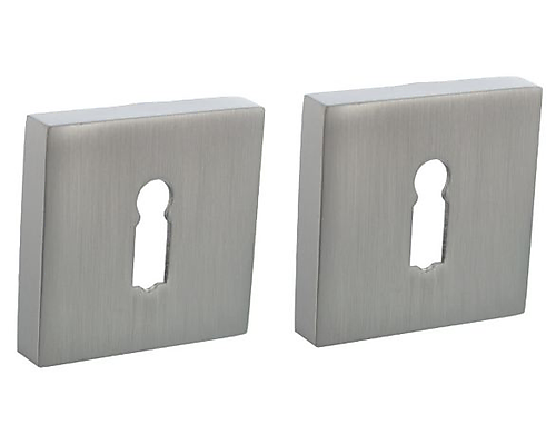Intersteel Sleutelrozetten verdekt 52x52x10mm met nokken rvs vierkant