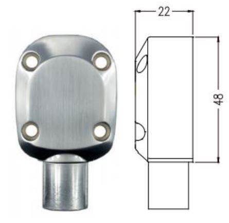 Kapje RVS look t.b.v. OC1000DV