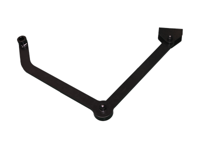 KNIKARM LINKS ZWART BUITEN DRAAIEND OPTIMUS 250