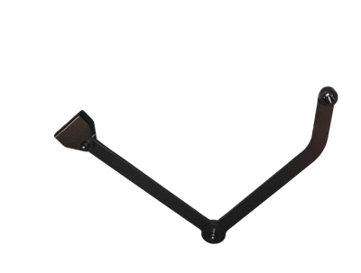 Knikarm zwart buiten draaiend Optimus 250