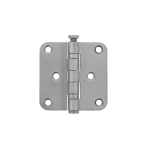 Kogellagerscharnier afgeronde hoeken 76x76x2.5 RVS