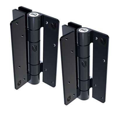 Kwikfit Aluminium zelfsluitende scharnieren KF3ABLP post to gate - Set van 2 scharnieren