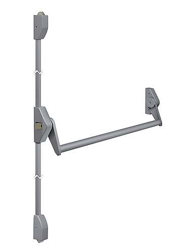 Lips FLAT101M Opbouw paniekstang 2/3 sluitpunten boven en onder model recht Freedom line